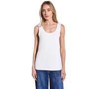 Street One A322896 Camiseta básica en Color Liso, Blanco, 38 Mujeres
