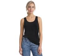 Street One A322896 Camiseta básica en Color Liso, Negro, 40 Mujeres
