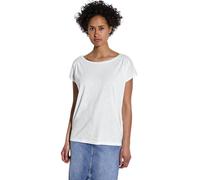 STREET ONE A322957 Camiseta con Fruncido, Blanco, 44 Mujeres
