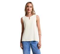 STREET ONE A323041 Top de Punto con Corte, Blanco Crudo, 46 Mujeres