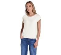 Street One A323150 Camiseta con Cinta Decorativa, Blanco Roto, 44 Mujeres