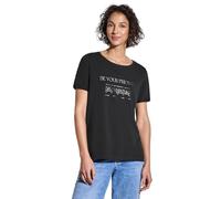 Street One A323173 Camiseta con Palabra de Aluminio, Granito Gris, 44 Mujeres