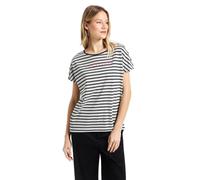 Street One A323175 Camiseta de Rayas con Palabra, Negro, 38 Mujeres