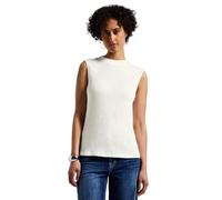Street One A323303 Top Texturizado con Cuello de Tortuga, Blanco Crudo, 44 Mujeres