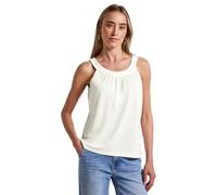 Street One A323538 Top Verano Aspecto Lino, Blanco Roto, 46 para Mujer