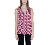 Street One A344682 Blusa con Cuello en los Brazos, Women's, Caoba roja, 36