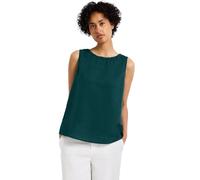 Street One A345403 Blusa de Mezcla de Lino, Dark Garden Green, 36 Mujeres