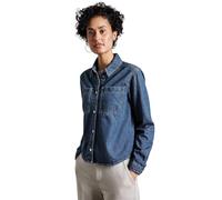 STREET ONE A345453 Camisa Corta Vaquera, Medium Blue Clean, 38 Mujeres