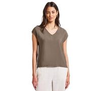 Street One A345606 Camiseta con Cuello en V, Mute Mocha, 42 Mujeres