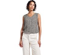 Street One A345737 Blusa Leo con Detalles Smock, Crema de algodón, 38 Mujeres