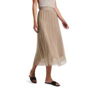 Street One A361722 Falda Plisada de Tul, Safari Beige, 42 Mujeres