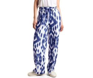 Street One A377308 Pantalones de Cintura Alta, Women's, Deep Water Blue, 42W x 32L