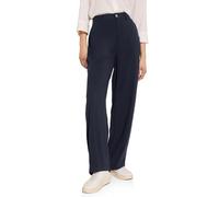 Street One A377581 Pantalones de Cintura Alta, Women's, Azul Intenso, 40 W/30 L