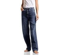 Street One A377776 Vaqueros Holgados, Lavado Azul Oscuro, 26W x 32L Mujeres