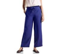 Street One A377878 Cupro-Pantalón de Pierna Ancha, Women's, Violet Blue, 36W x 32L