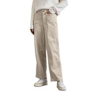 STREET ONE A378288 Pantalones de Pana de Corte Informal, Pebble Beige, 44W / 30L Mujeres