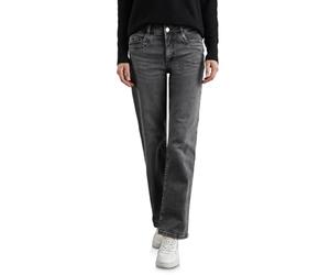 Street One A378404 Style Denim Straight Leg,Casualfit,MW,Straightleg,Grey Washed, Gris Oscuro Lavado, 27W / 28L Mujeres
