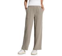 STREET ONE A378684 Pantalones de Muselina de Pierna Ancha, Cool Ivory, 34W / 30L Mujeres