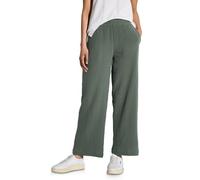 Street One A378684 Pantalones de Muselina de Pierna Ancha, Verde musa, 36W / 30L Mujeres