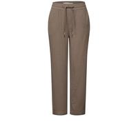 Street One A378974 Pantalones de Muselina de Pierna Ancha, Mute Mocha, 40W / 28L Mujeres