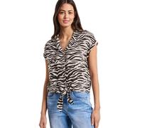 Street One Blusa con Cuello de Bolos Espresso Brown 46