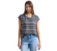 Street One Blusa con Hombros caídos con Cuello Redondo Frozen Wave 42