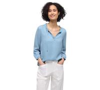 Street One Blusa de Aspecto Vaquero Azul Claro Lavado Suave 34