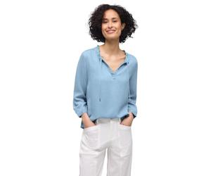 Street One Blusa de Aspecto Vaquero Azul Claro Lavado Suave 40