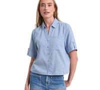 Street One Blusa de Manga Corta con Detalles Turn-up Original Blue 44