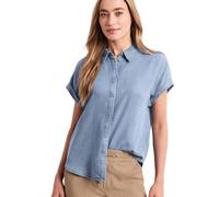 Street One Camisa de Aspecto Vaquero Azul Claro Lavado Suave 38