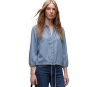Street One Camisa de Aspecto Vaquero Azul Claro Lavado Suave 38