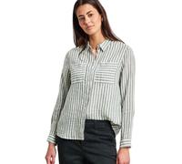 Street One Camisa de Lino a Rayas Bound Green 46