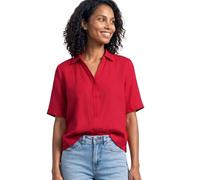 Street One Camisa en Color Liso Rojo Salsa 40
