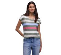 Street One Camiseta a Rayas Bound Green 42