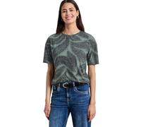 Street One Camiseta con Aspecto Desgastado Deep Bound Green 36