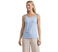 Street One Camiseta con Cuello Barco y Detalle de Hombro para Mujer 3230500 (Paquete de 1), Cachemira Azul, 42