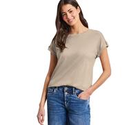 Street One Camiseta con Detalles de Botones Cotton Beige 34