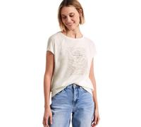 Street One Camiseta con Estampado Off White 46