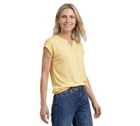 Street One Camiseta con Hombros caídos con Cuello Abierto, Color Amarillo Suave, 40