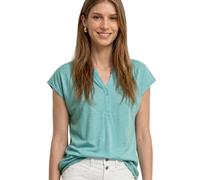 Street One Camiseta con Hombros caídos con Cuello Abierto, Color Verde Menta, 40