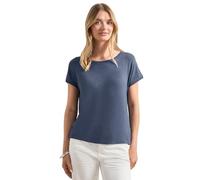 Street One Camiseta con Hombros caídos con Cuello Redondo Ashen Blue 42