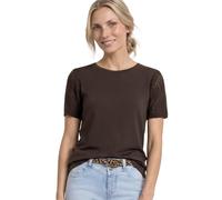 Street One Camiseta con Mangas de Encaje Espresso Brown 42