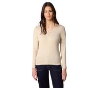 Street One Camiseta de algodón a Rayas Beige 44