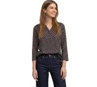 STREET ONE Camiseta marrón oscuro / blanco XXXL EUR
