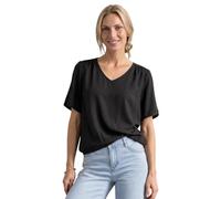 Street One Camiseta de Manga Corta con Cuello en V, Color Negro, 36