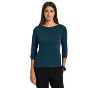 Street One Camiseta de Mujer con Cuello Barco, Azul Marea, 38