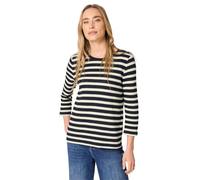 Street One Camiseta de Rayas Azul Marino 36