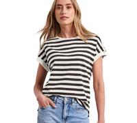 Street One Camiseta de Rayas Espresso Brown 36