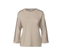 Street One 3227569 Camiseta con Rayas de galón, Morning Beige, 38 Mujeres