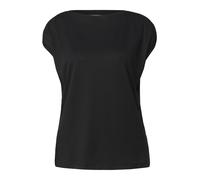 Street One Dropped Shoulder Shirt mit Raffung Black 38